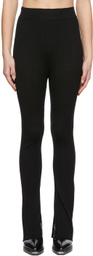 System Black Wool Lounge Pants
