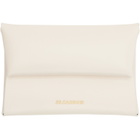 Jil Sander Off-White Folded Coin Pouch