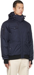 Nobis Navy Stanford Bomber Jacket