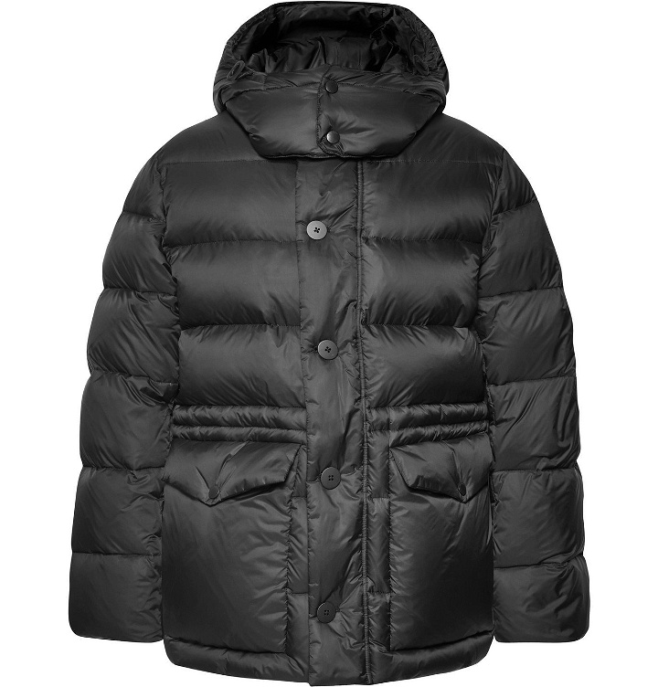 Photo: SALLE PRIVÉE - Larse Quilted Shell Hooded Down Jacket - Black