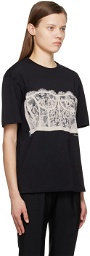 Alexander McQueen Black Lace Corset T-Shirt