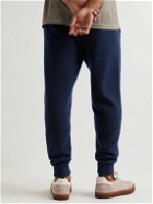 Altea - Tapered Virgin Wool and Cashmere-Blend Sweatpants - Blue