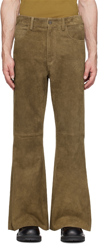 Photo: Marni Brown Five-Pocket Leather Pants