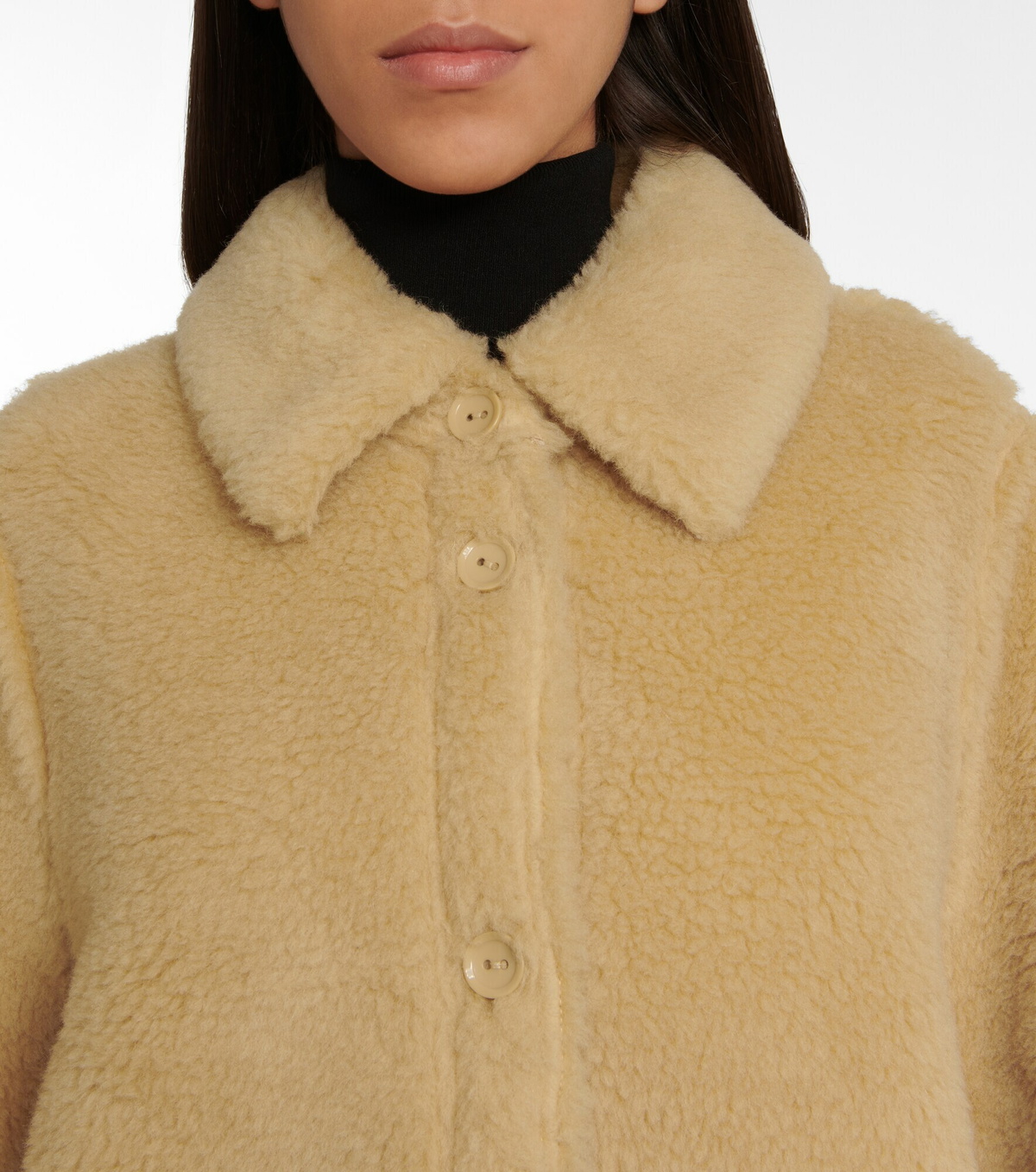 Stand Studio - Veron oversized wool teddy jacket Stand Studio
