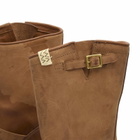 Visvim Men's Folk Buckle Ankle Boot in Brown