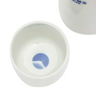 BEAMS JAPAN Sake Bottle & Cup Set in White