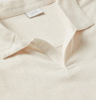 Onia - Shaun Linen-Blend Jersey Polo Shirt - Neutrals