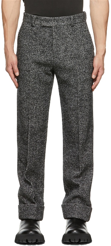 Photo: We11done Wool Straight-Fit Cuffed Trousers