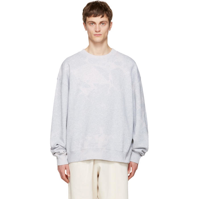 Photo: Acne Studios Grey Yana Bleach Sweatshirt