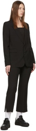 AMI Alexandre Mattiussi Black Flared Short Trousers