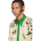 Gucci Multicolor Floral Shamrock Shirt