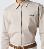Miu Miu Cotton-blend poplin shirt