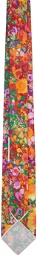 Engineered Garments Multicolor Cotton Floral Satin Neck Tie