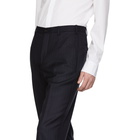 Cobra S.C. Navy Wool Classic Pinstripe Trousers