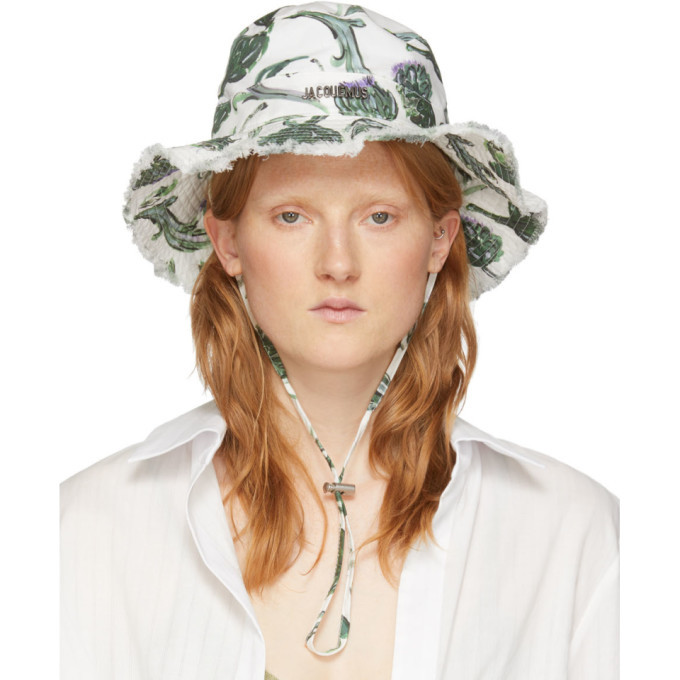 [JACQUEMUS]★Le Bob Artichoke バケットハット★ Jacquemus Le Bob Artichaut Hat | Grey | FARFETCH