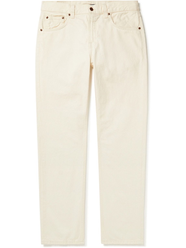 Photo: Nudie Jeans - Gritty Jackson Straight-Leg Organic Jeans - Neutrals