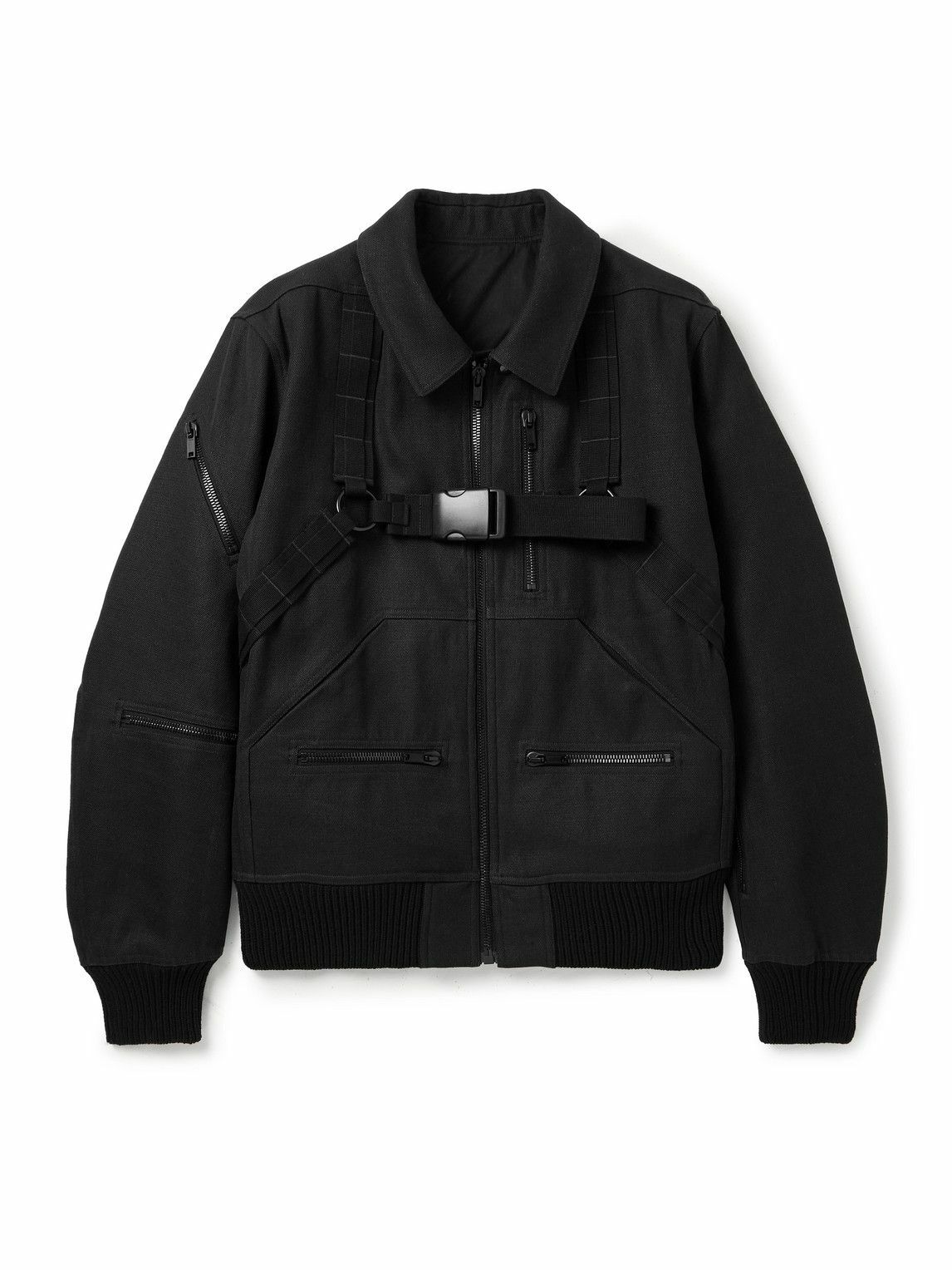 Rick Owens Black Fog Cropped Bomber Rick Owens