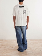 BODE - Camp Crest Printed Cotton-Jersey T-Shirt - Neutrals