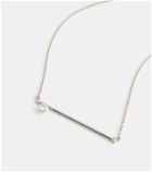 Repossi Serti Sur Vide 18kt white gold necklace with diamond