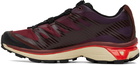 Salomon Burgundy XT-4 Sneakers