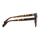 Oliver Peoples Tortoiseshell and Blue Boudreau L.A. Sunglasses