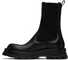 Jil Sander Black Ankle Chelsea Boots