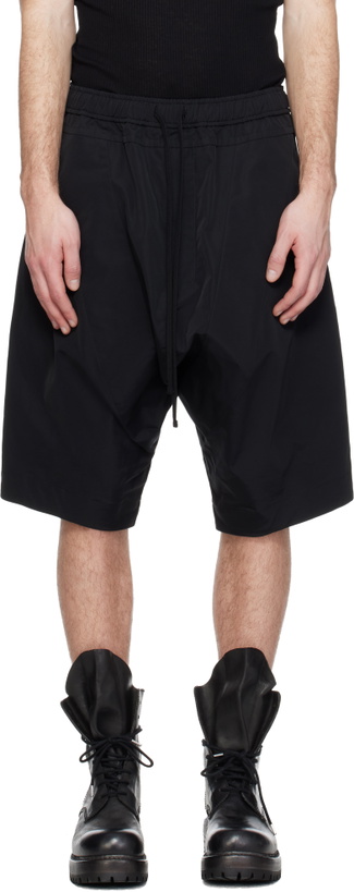 Photo: Julius Black Drop Crotch Shorts