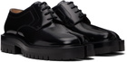 Maison Margiela Black Tabi Lace-Up Derbys