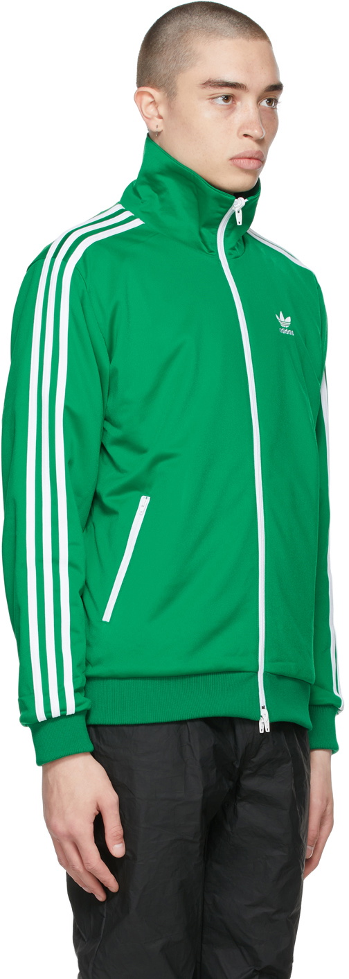 adidas Firebird Track Jacket in Green