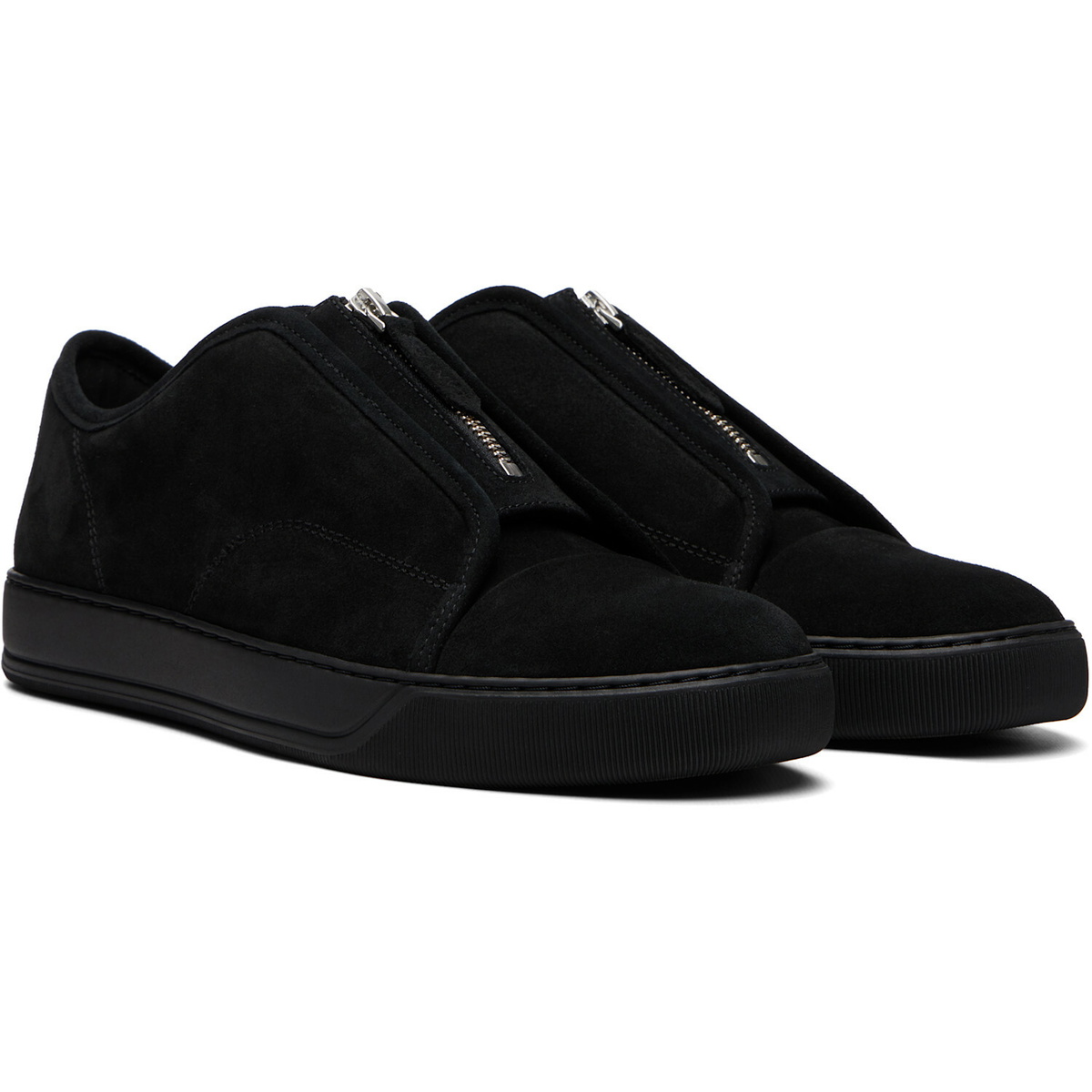 Lanvin Black DBB1 Zip Sneakers