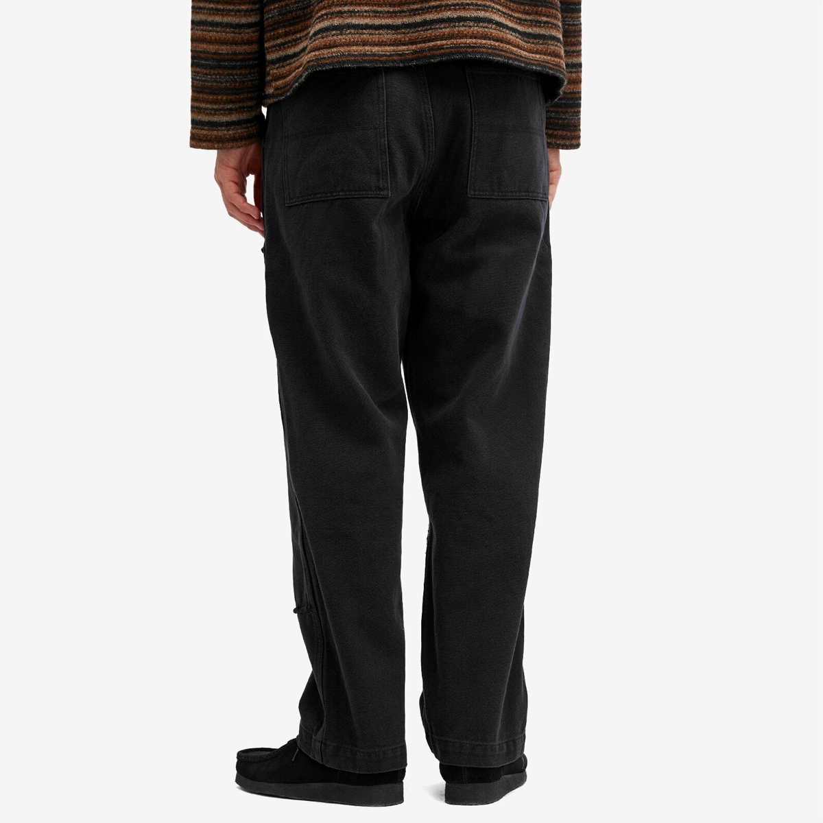 Heresy Men's Scraggy Workwear Trousers in Black