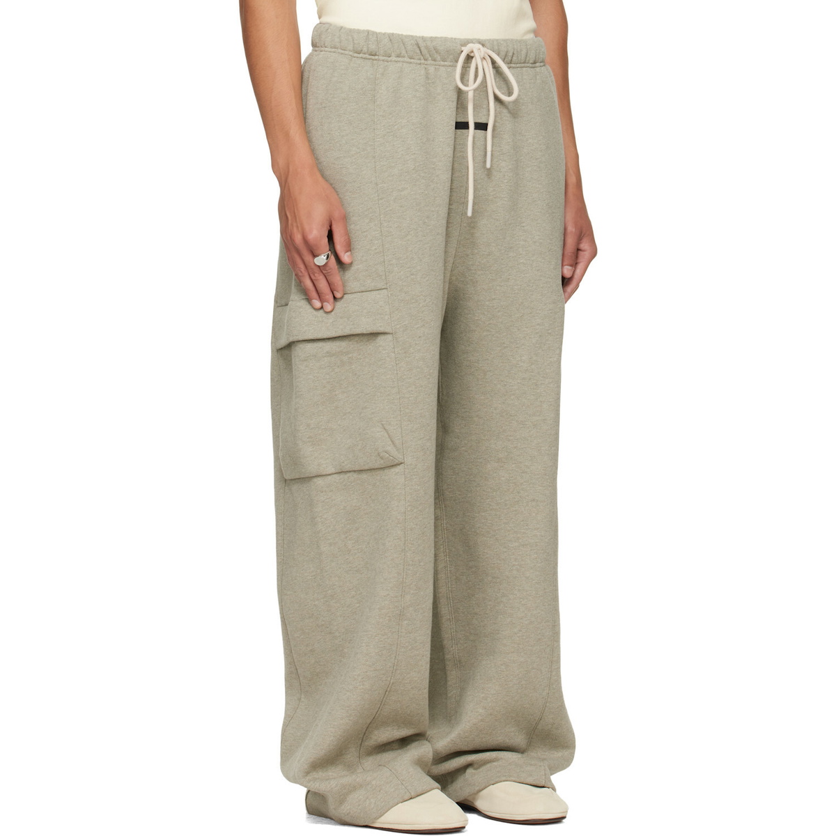 Fear of God ESSENTIALS Gray Cargo Field Sweatpants