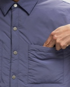 Edwin Sphere Padded Overshirt Ls Purple Overshirts/Windbreaker