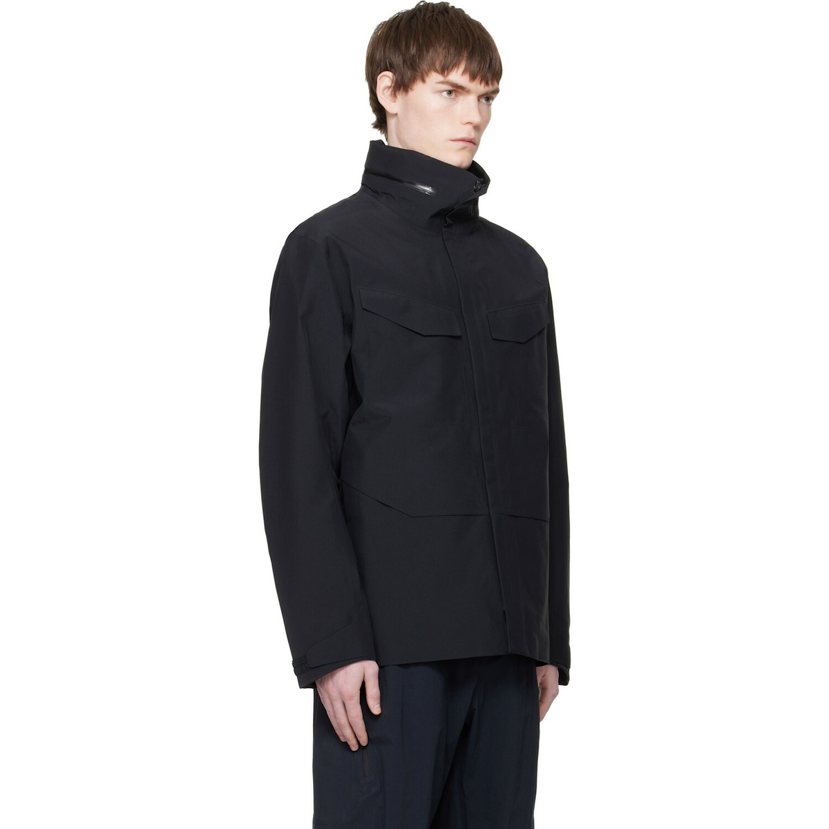 Veilance Black Field Jacket