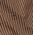 Massimo Alba - Striped Watercolour-Dyed Cotton Shirt - Light brown