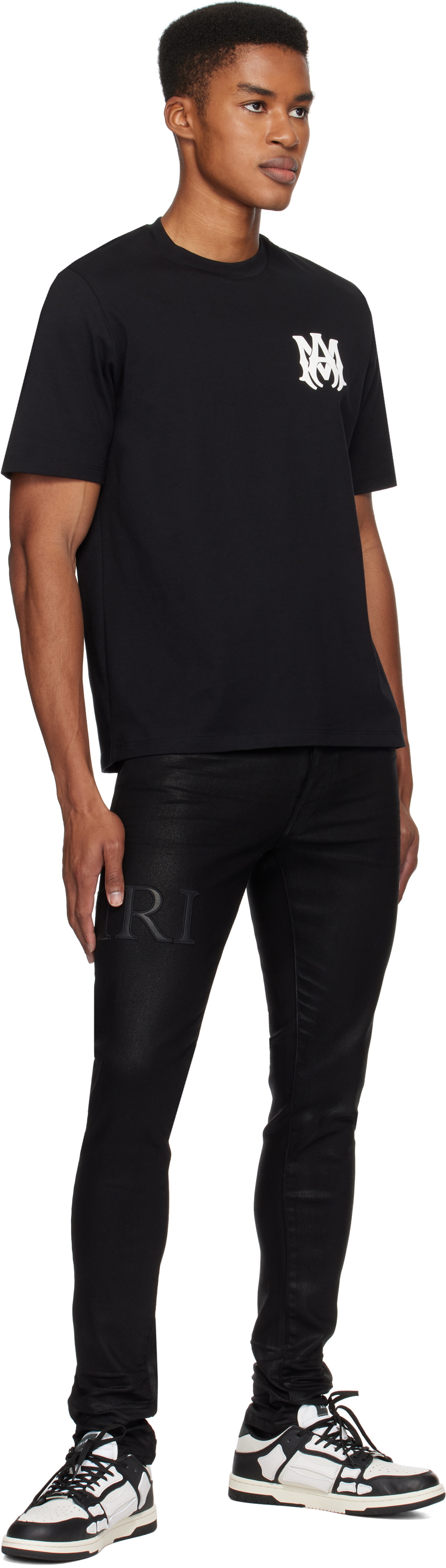 【AMIRI】Coreコレクション ブラック MA ロゴ Tシャツ 27795432_57453395_600.jpg