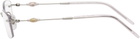 BONNIE CLYDE Silver Metal Lisp Glasses