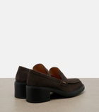 Tod's Suede loafer pumps