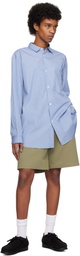 Róhe Blue Relaxed Long Sleeve Shirt