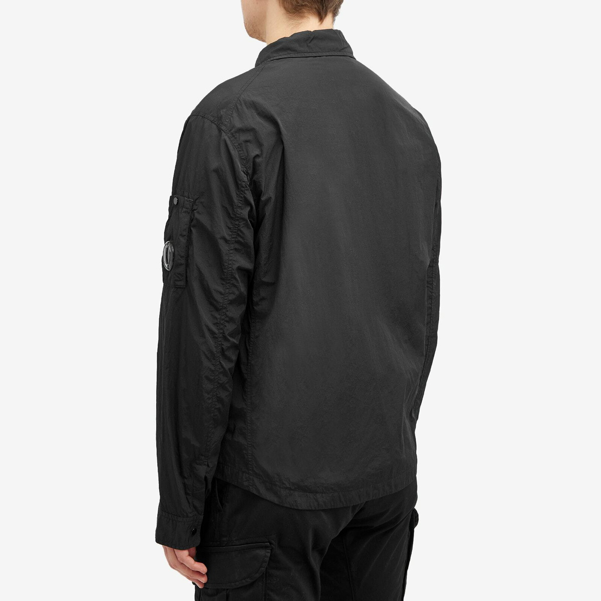 C.P. Company Men's Chrome-R Pocket Overshirt in Black C.P. Company