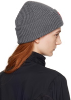 AMI Paris Gray Ami de Cœur Beanie