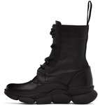 Y's Black Nume Ankle Boots