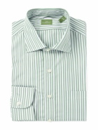 Sid Mashburn - Striped Cotton-Poplin Shirt - Green