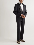 TOM FORD - O'Connor Slim-Fit Grain de Poudre Wool and Mohair-Blend Tuxedo Jacket - Black