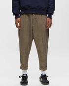 Ami Paris Carrot Oversized Trousers Beige - Mens - Casual Pants