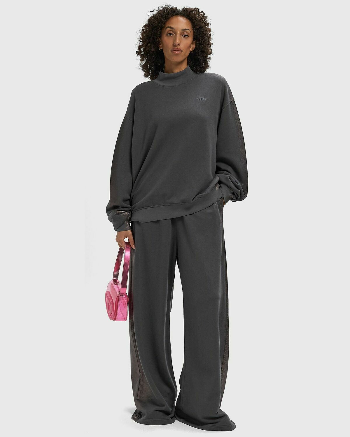 Diesel F-ALEXAN-S1 SWEAT Black Womens Sweatshirt