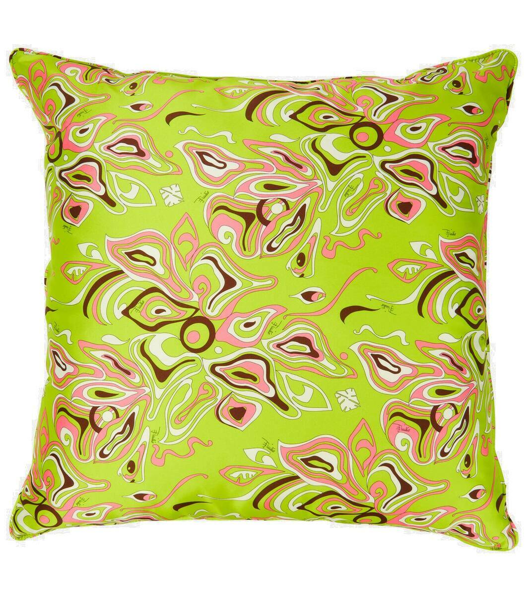 Pucci - Printed silk cushion Emilio Pucci