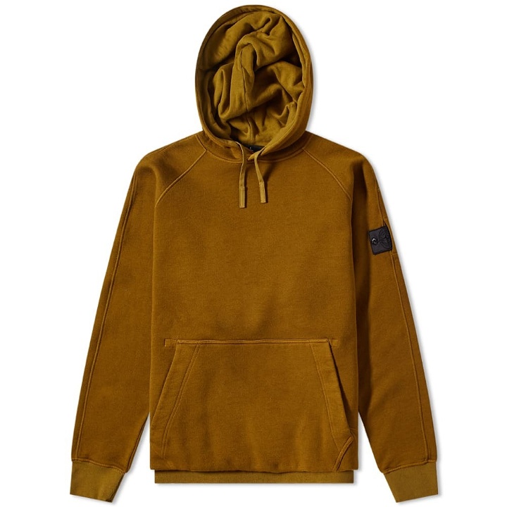 Photo: Stone Island Shadow Project Men's Popover Hoody in Tobacco