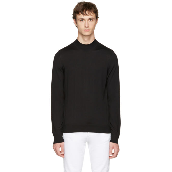 Photo: Maison Margiela Black Mock Neck Sweater