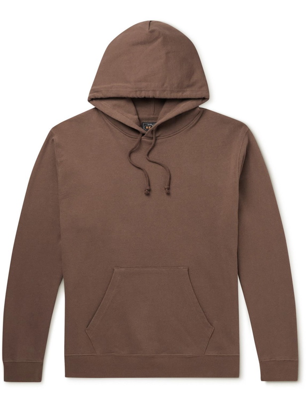 Photo: Beams Plus - Cotton-Jersey Hoodie - Brown